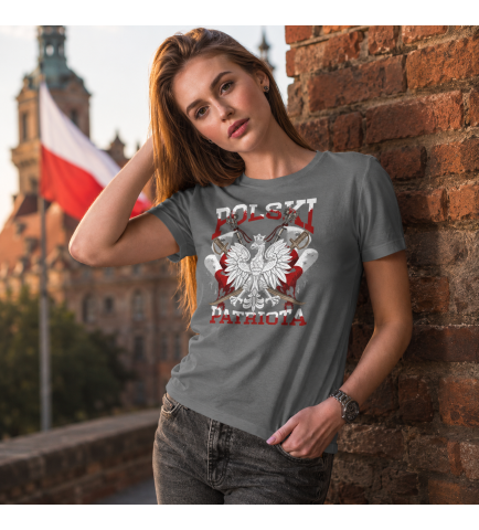 KOSZULKA DAMSKA PATRIOTYCZNI POLSKI PATRIOTA